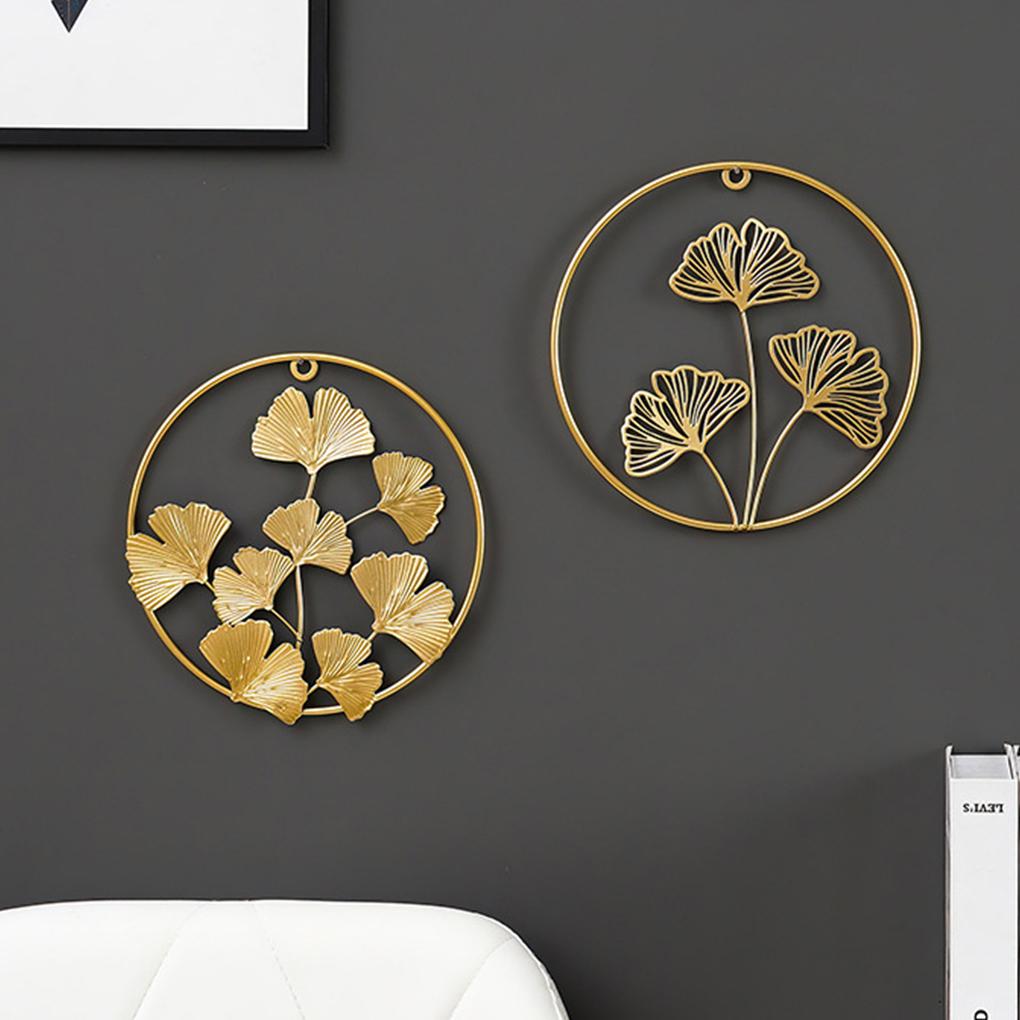 Exquisite Craft Leaf Wall Art Decor Durability And Countryside Charm Anti-corrosion Wall Decoration