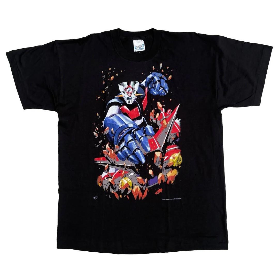 Mazinger Z 1990 90s Vintage Anime Japan Animation Manga Rare Graphic Unisex T-Shirt L