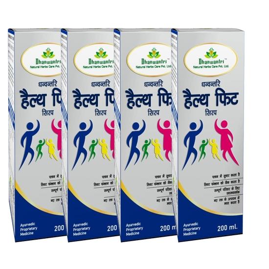 

Dhanwantri Health Fit Syrup || 200ml (Pack of 4)
