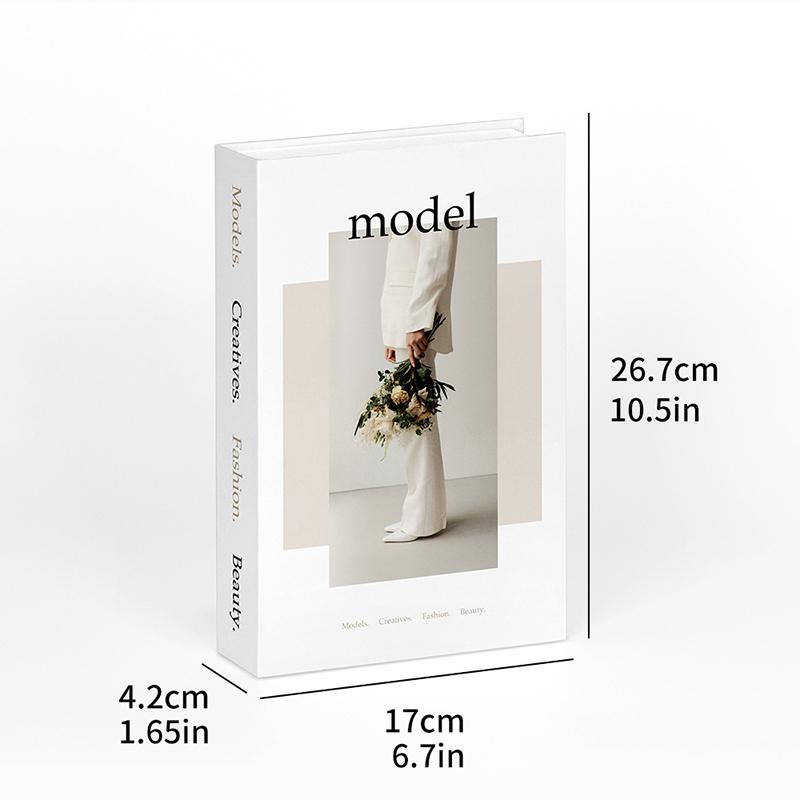 Fashion Fake Books Decoration Luxury Decorative Book Living Room Decor Simulation Book Home Decor Aesthetic Room Ornament