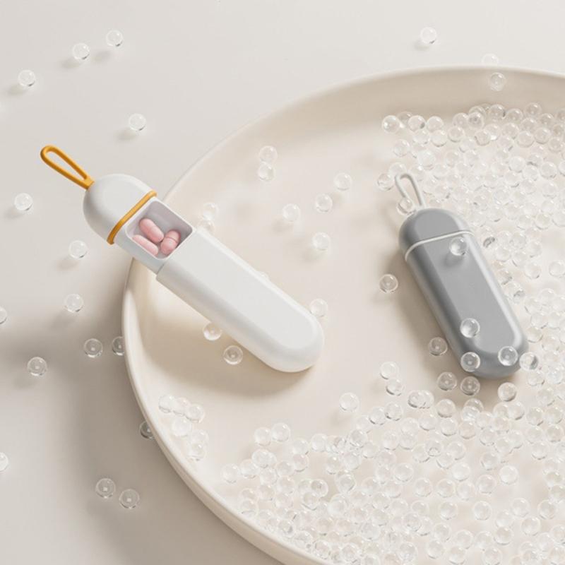 Convenient Medicine Storage Box Easy to Carry Pills Organizer Waterproof Container for Medications Tablets Dispenser