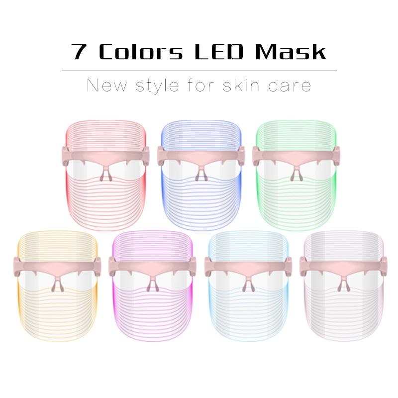 

Photon 7-Color LED Beauty Mask: Skin Rejuvenation & Light Therapy Device 7 Colors білий