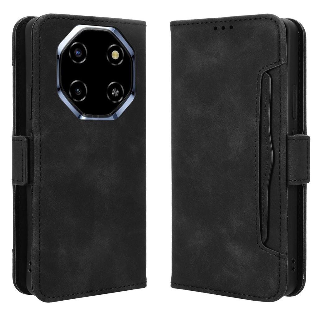 For Blackview Shark 6/Oscal Tiger 8 Leather Case Phone Wallet Cover with Multiple Card Slots