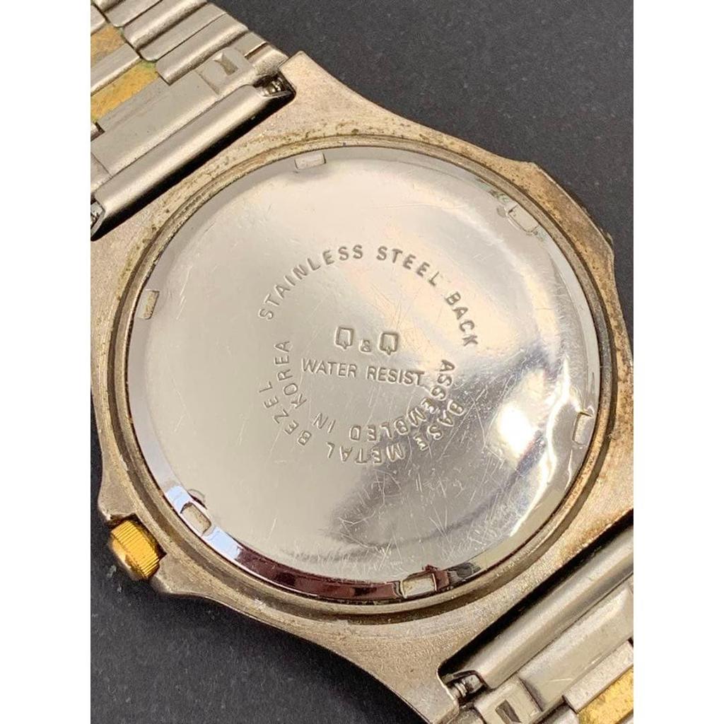 Used Citizen Q&Q Quartz Watch 5 Bar Water Resistant Silver