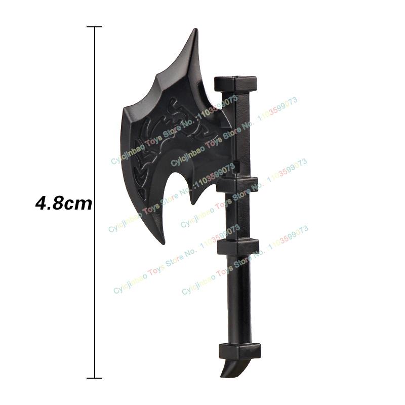 Medieval Military Cavalry Figures Building Blocks Accessories Sword Shield Knight Weapons Toys for Kids PJT049