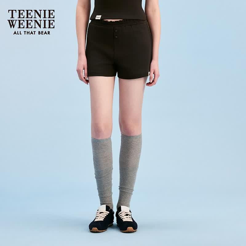 Teenie Weenie Women s Letter Bear Sweat Shorts S