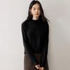 Lekasha Women's Seamless 12-Gauge Cashmere Knitwear: Autumn/Winter Half-High Neck Sweater