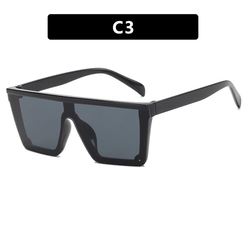 

Модные детские солнцезащитные очки в стиле стрит-стайл - Большая оправа, защита от УФ-лучей, для мальчиков и девочек как