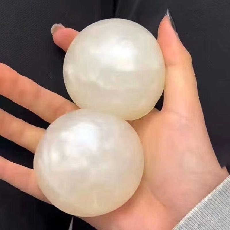 NEW Taba Squishy Pearlescent Pearl Malt Syrup Ball Toy TPR Fidget Kids Toy Fidgety Soft Slow Rebound Stress Ball Candy Ball Gift