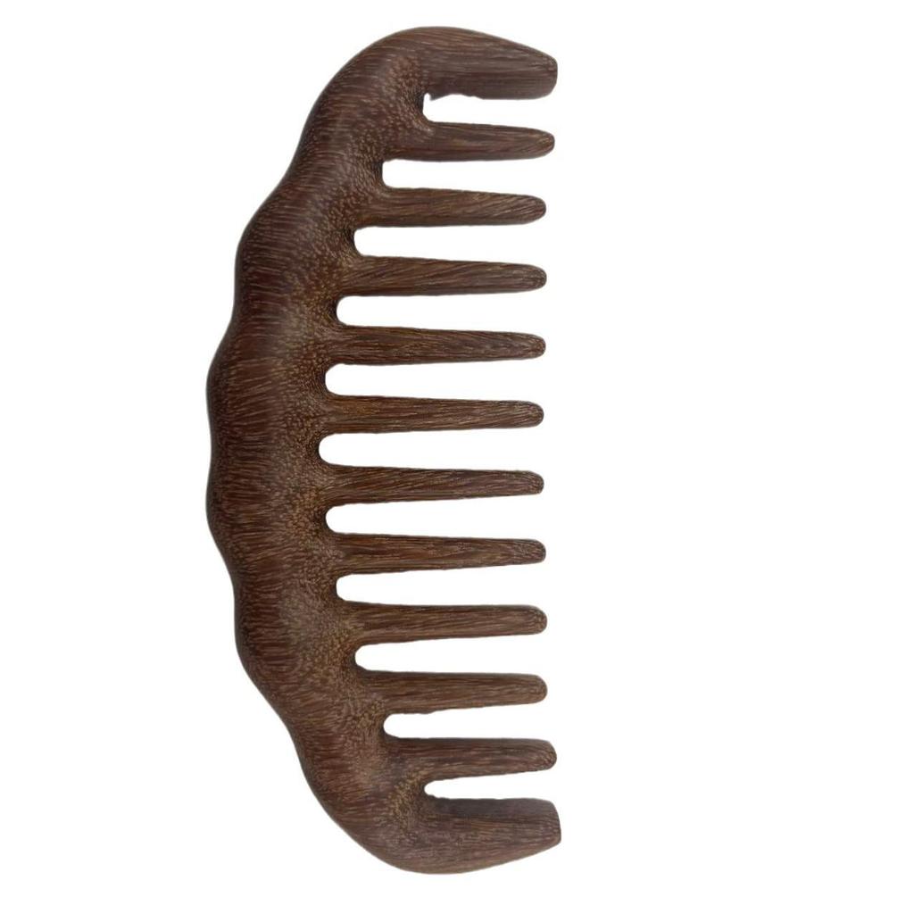 Solid Wood Abdominal Massage Brush for Belly and Meridian Relief