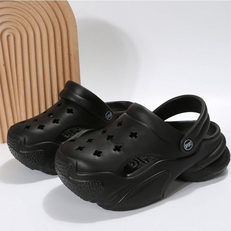 Fashion Summer Women Slippers Garden Sandals Platform Basic Payment Clogs EVA Solid Flip Flops Casual Outdoor Fashion Shoes Female 36-41