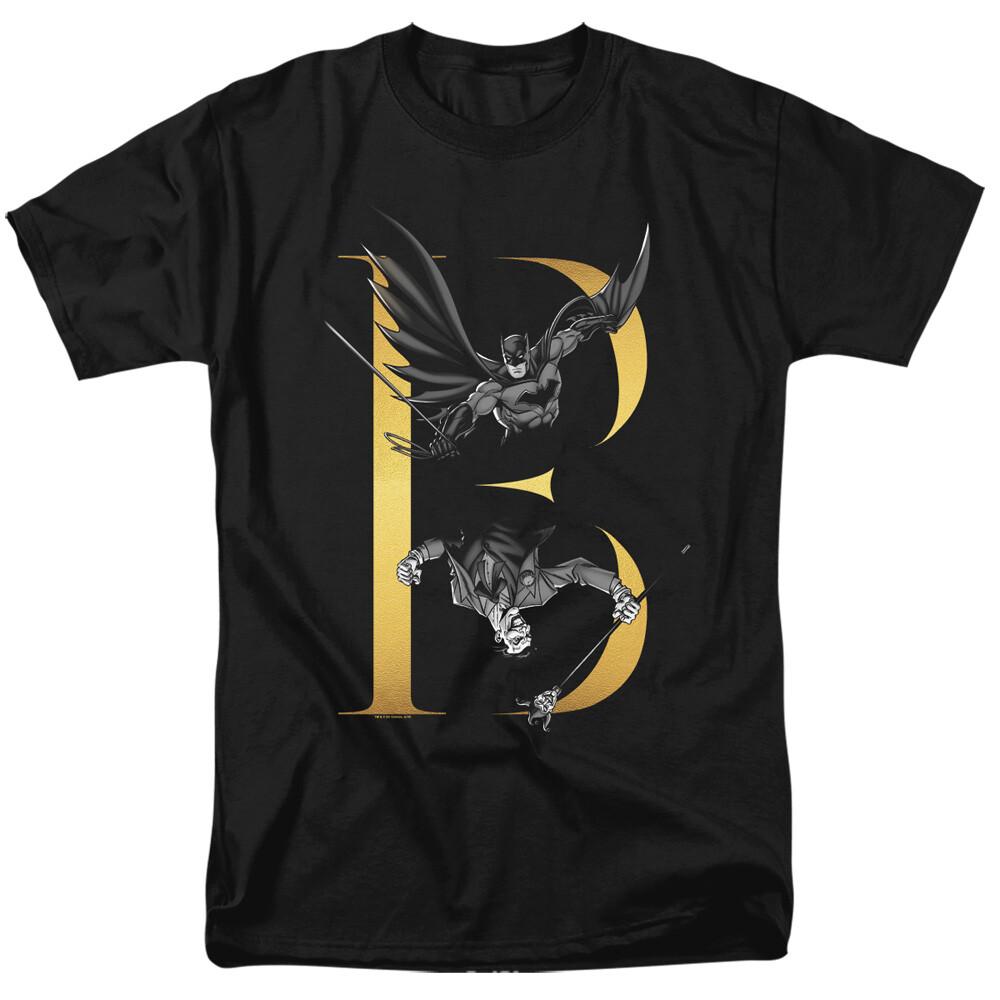 26 Batman B Joker T Shirt Licensed Comic Book Tee Black Unisex T-Shirt L