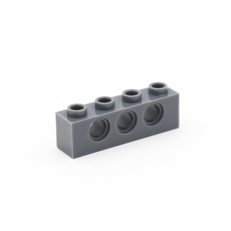 70pcs Technology 3701 Brick 1x4 with Hole Thick Bricks Building Block Compatible Accessories Particles Mechanical Science