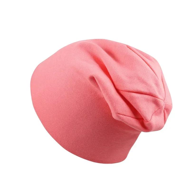 0M-4Y New Baby Street Dance Hip Hop Spring Autumn Hat Scarf for Boys Girls Knitted Cap Winter Warm Solid Color Children