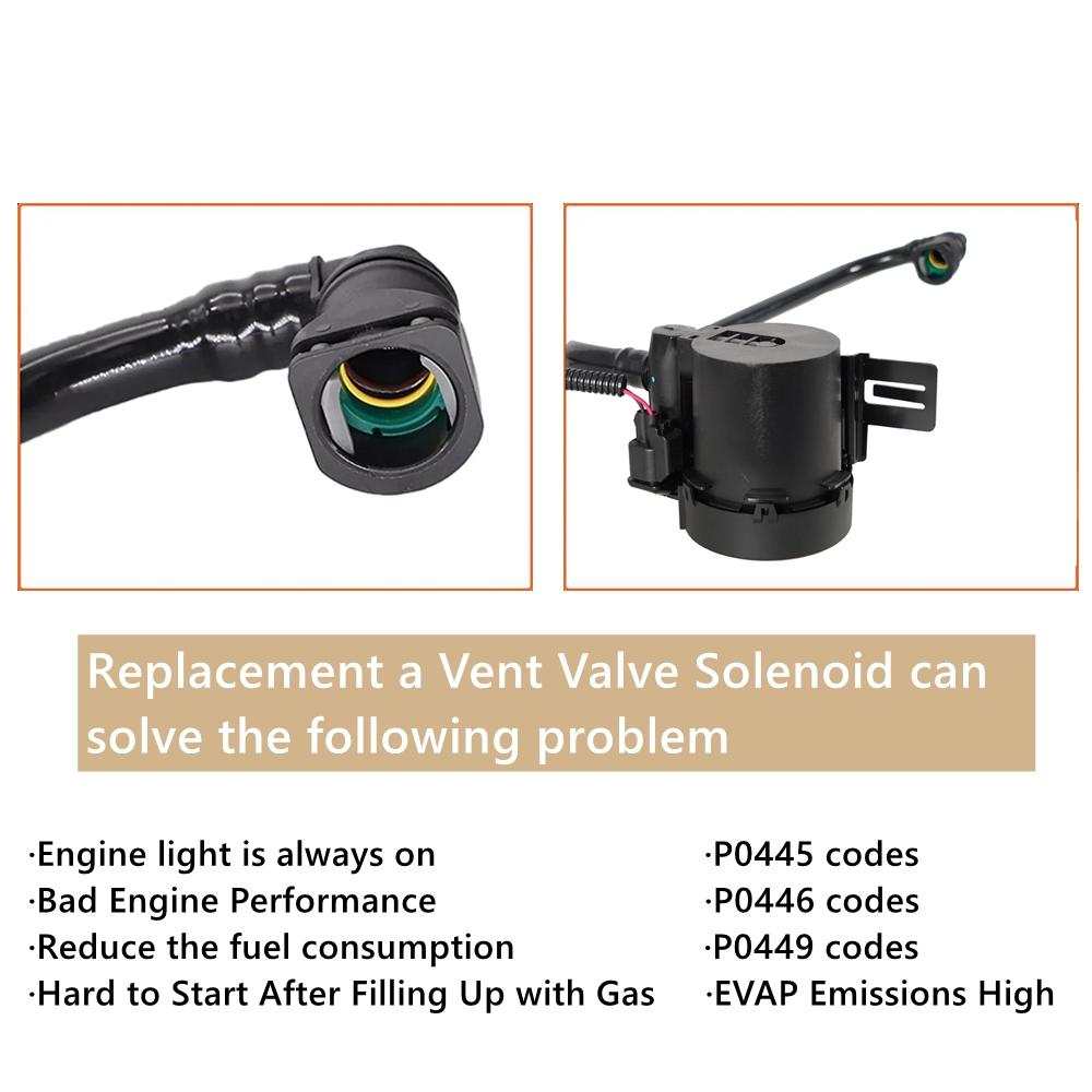 Vapor Canister Vent Solenoid Valve 911-070 For 2004-2012 Chevy Colorado GMC Canyon Replace 10386359 25948082 20907779