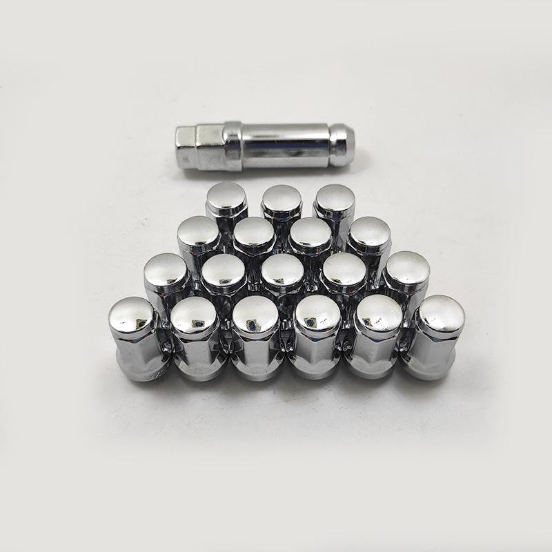 

Серебристые противоугонные колесные гайки с ключом для снятия M12x1.5