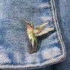 Hummingbird Enamel Brooch Pin Fashion Decorative Brooches Ornaments Lapel Bag Badges Jewelry Gifts