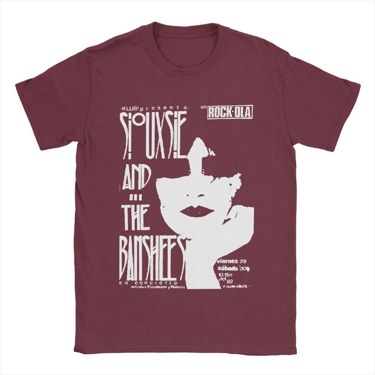 

Футболка Siouxsie And The Banshees Чоловіча 100% Бавовна Веселі Футболки Футболка з Круглим Вирізом Короткий Рукав Одяг Ідея для Подарунка XXXL бордовий