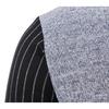 Men's Solid-color Casual V-neck And Square Neck Pullover Knitted Sweater, Men's Fake Two-piece Striped Neck Long-sleeved Sweater