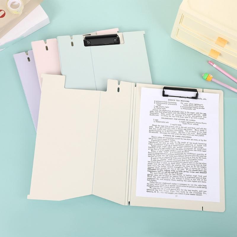 Standing Up Clipboard Adjustable Angles Foldable Clipboard Writing Pad Document Organiser For Music Score File Storage