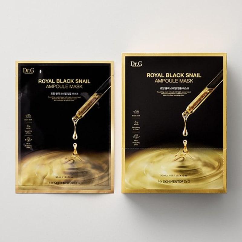 [Dr.G] Royal Black Snail Ampoule Mask 30ml 10P
