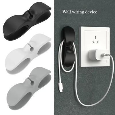 3PCS Wire Cord Organizer Holder for Appliances Plug Kitchen Office Home Cord Management Data Cell Phone Cable Storage Line Clips