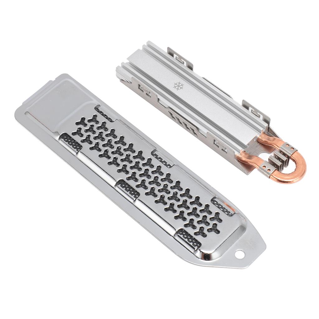 M.2 NVME SSD Heat Sink Professional Efficient Replacement Heatsink Kit with Dust Cover for PS5 Conso