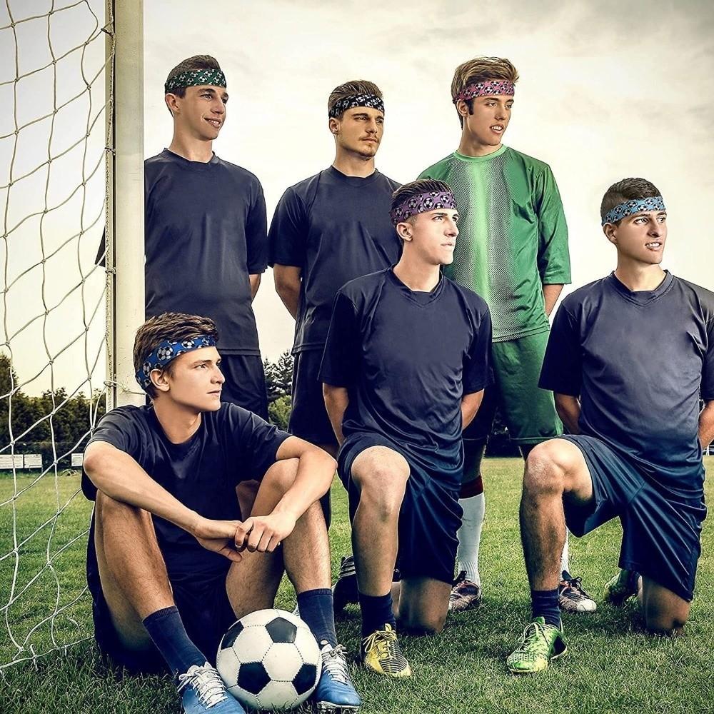 Elastic Yoga Headband Adjustable Sport Headscarf Sweatband Soccer Bandana  Unisex