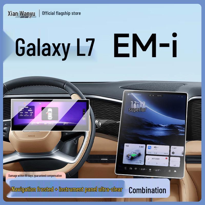 Geely 25 Galaxy L7 EMI Console Protective Tempered Screen Film