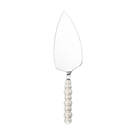 Edelstahl-Besteckset mit Griff, Kuchenmesser, Gabel und Spatel, rostbeständiges Besteck für Nachmittagstee, Hochzeiten und Partys