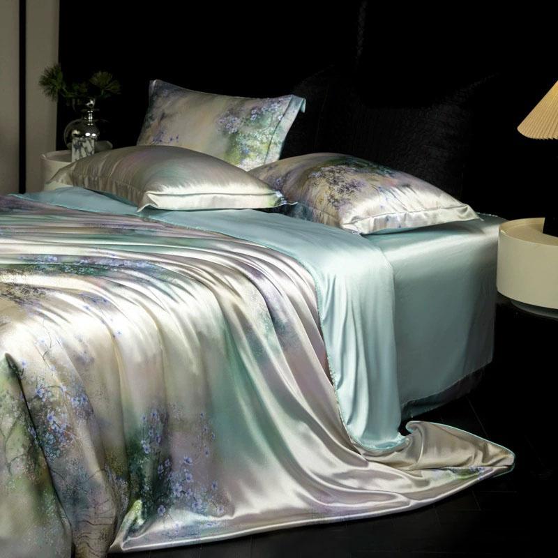 Luxury Silky Satin Bedding Set 4