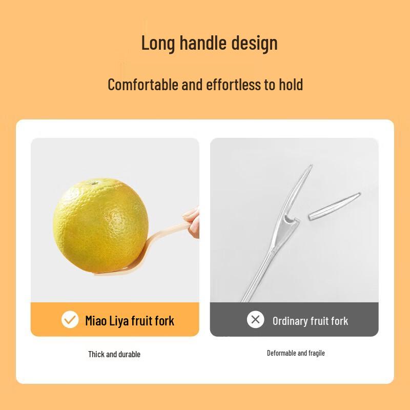 Meiliya Degradable Disposable Fruit Forks