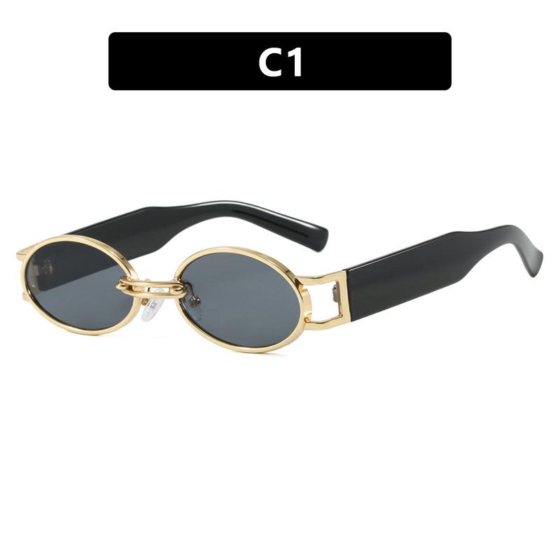 Protective Glasses Rimless Polygon Gradient Sunglasses Women Metal Frame Vintage Stylish Oversized Design Sun Glasses Uv400