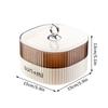 Double-layer Instagram Cream Fruit Plate Home Living Room Tea Table Dried Fruit Storage Box Candy Box Nut Snacks Placement