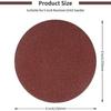 5 Pcs Sanding Discs 150mm 6inch Hook-and-Loop Sandpaper Orbital Sander Pads Sand Sheets for Wood, Metal & Plastic Surface Sanding