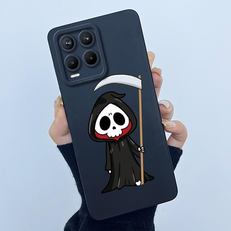 Phone Case For Realme 8 Pro 8i 8S 4G 5G Case Lovely Cartoon Flower Liquid Silicone Soft Shockproof Back Cover For Realme8 Bumper