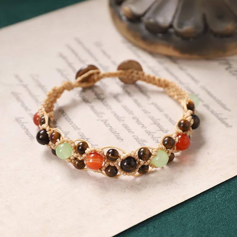 Vintage exotic style woven bracelet niche design Tibetan hand rope women's bracelet accessories
