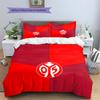 FSV Mainz 05 Pattern Bedding Quilt Set  Home Decoration  Gift (1 * duvet cover + 2 * pillowcase  without core)