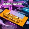 Custom Name Personalized Garfield Pattern Mousepad, Laptop PC Desk Mat, Decorative Desk Mat for Home Keyboard Pad Gift