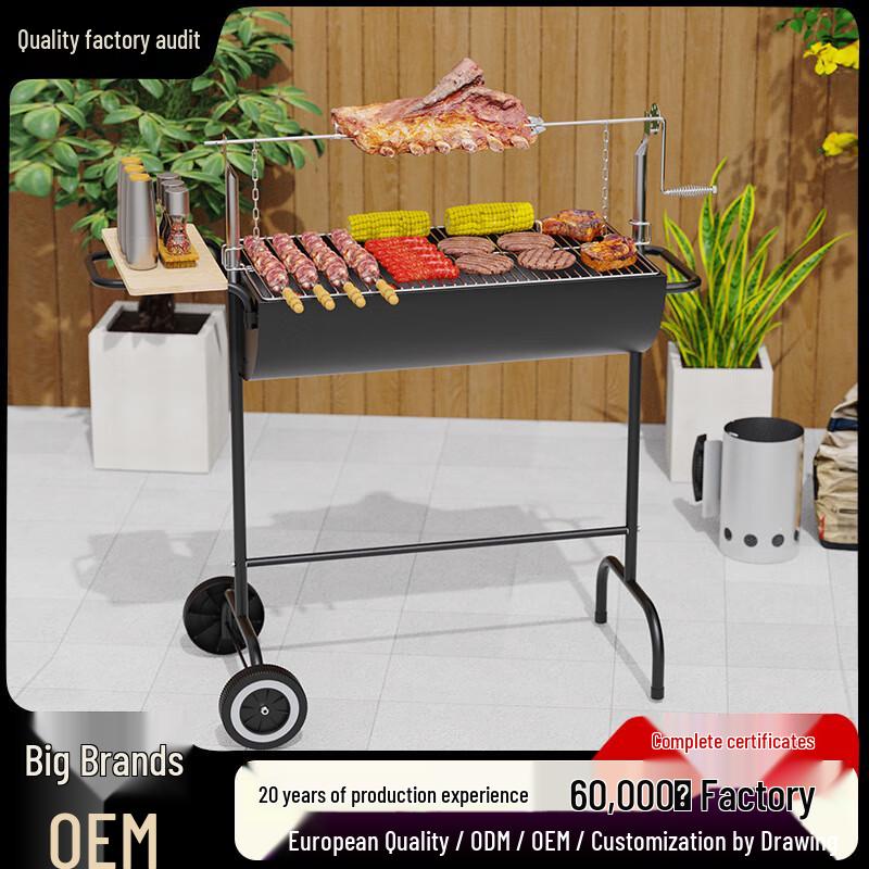 Large Portable Outdoor Gas BBQ Grill