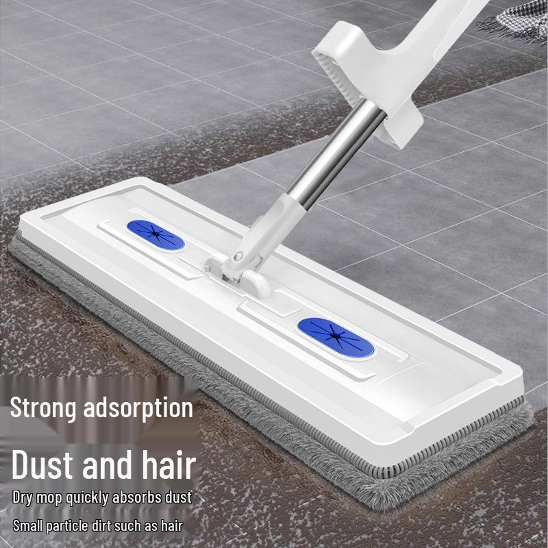 42 cm freihändiger Wischmopp mit wasserabsorbierendem Panel für einfache Haushaltsbodenreinigung