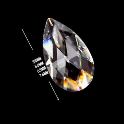 76Mm 89Mm 100Mm 1Pc Clear Tear Drop Chandelier Parts Crystal Prisms Accessories Decoration For Home