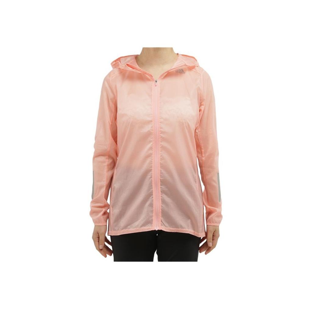 Adidas Sports Lifestyle Series Hooded Zipper Reflective Casual Jacket Women Jackets Light-Pink FM6924