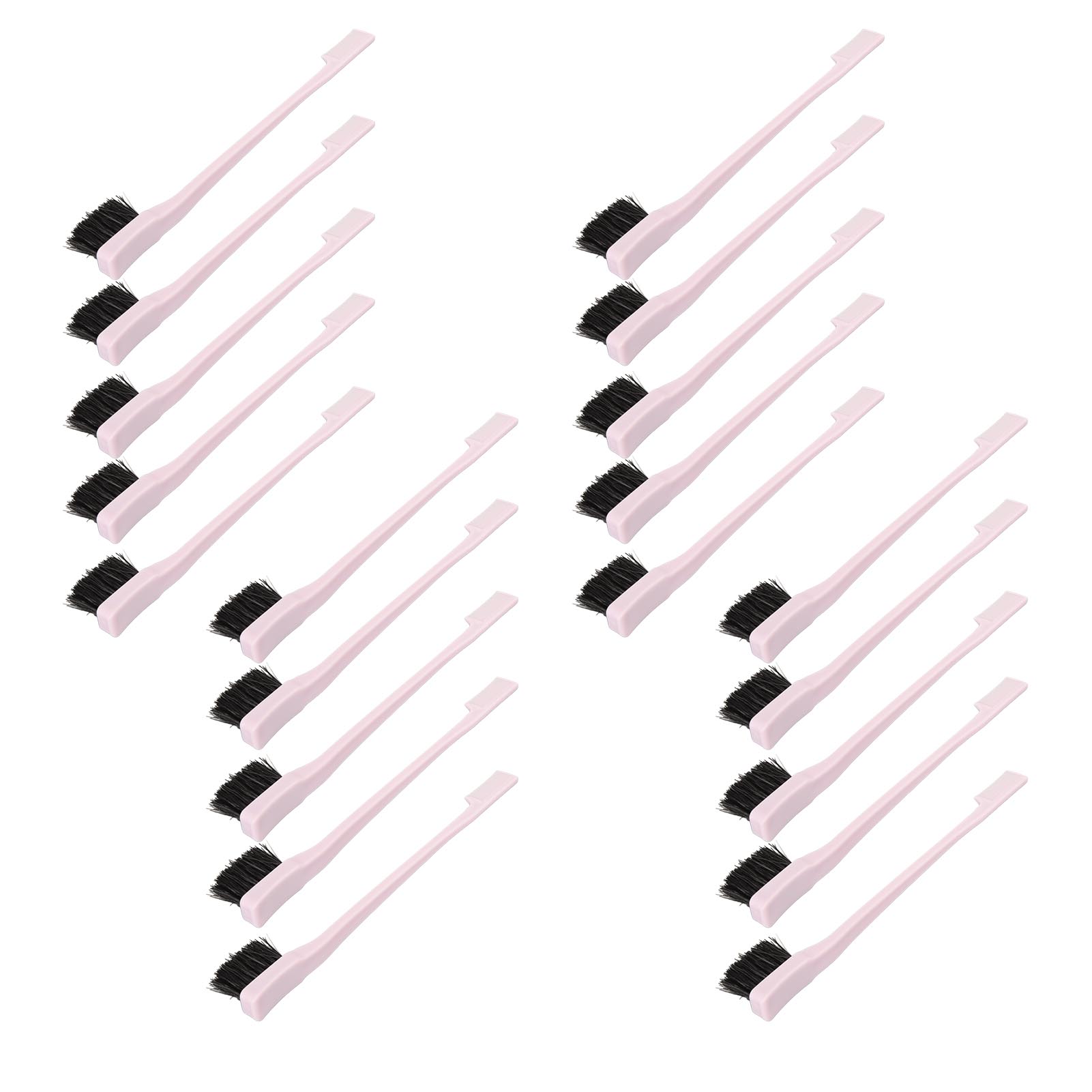 

20Pcs Eyebrow Brush Comb Set 2 Head ABS Soft Nylon Ergonomic Labor Saving Makeup Tools