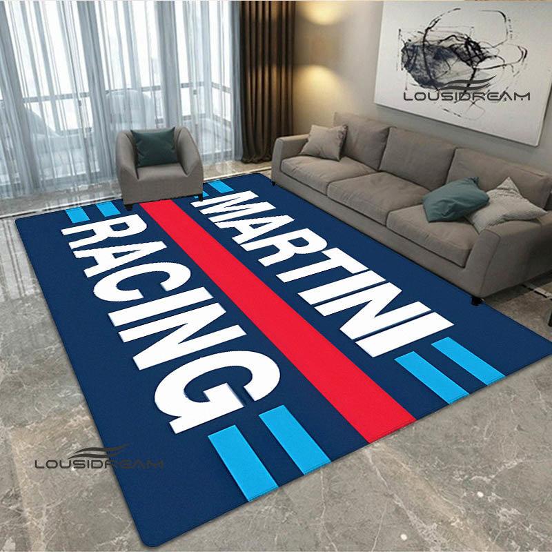 Martini Racing Teppich Eingang Rutschfeste Fußmatte Waschbarer Küchenteppich Wohnzimmer Flur Teppiche Badezimmer Bad Türmatten