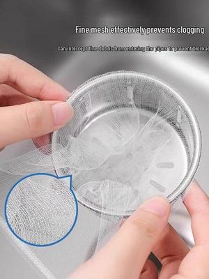 ZISIZ Disposable Kitchen Sink Drain Strainer Bags