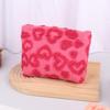 Plush Cute Love Makeup Bag Portable Skincare Product Lipstick Storage Bag Hand-Held Inner Bag Korean Brush Pencil Cases
