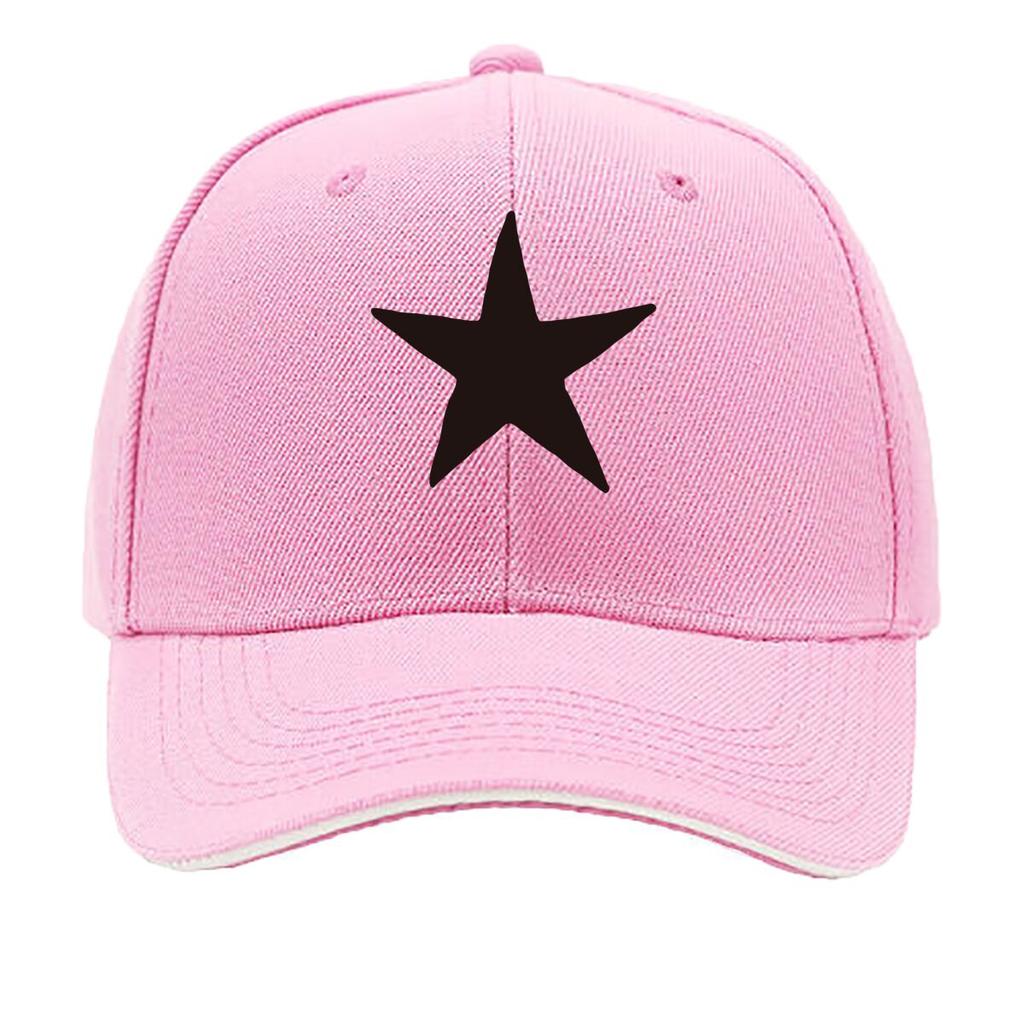 Black Pentagram Cap Unisex Baseball Hat FivePanel Hat Adjustable Size Suitable for Outdoor Acti Sandwich Baseball Cap