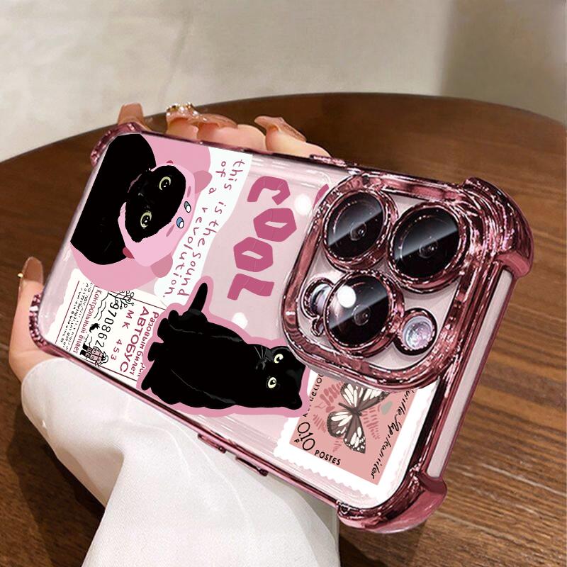 Phone Case For Realme 16 15 14 13 12 11 Pro Plus Note 80 C83 GT7 C75 C55 C53 Soft Classic Shockproof Tomato Cat Cover