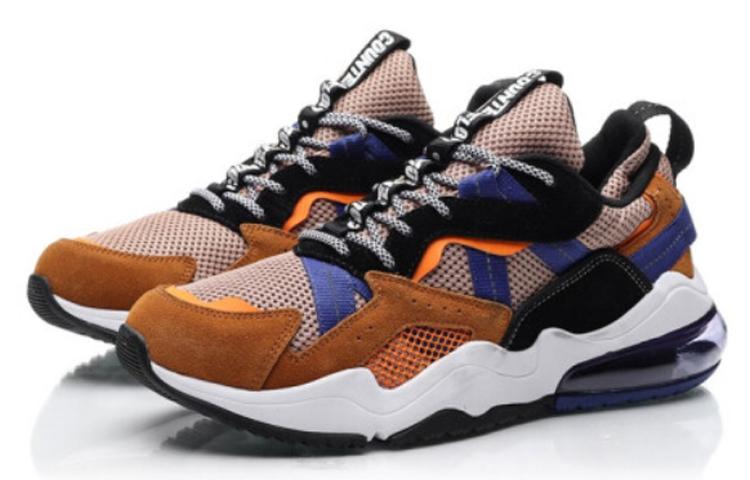 Men's Sneakers Li-Ning Li Ning CF Comfortable Cushioning Slip Resistant Low top Casual Shoes Men's Yellow Blue
